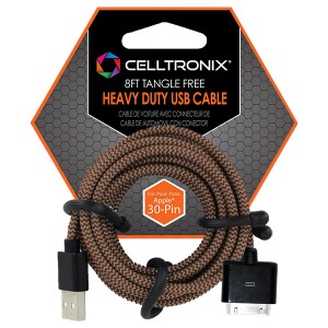 celltronix_braided_8_ft_30_pin_brown  